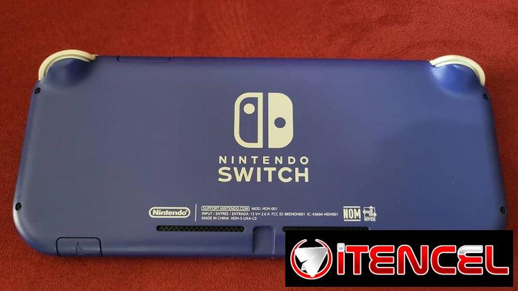Nintendo switch lite pirateada con chip, micro SD de 128 GB