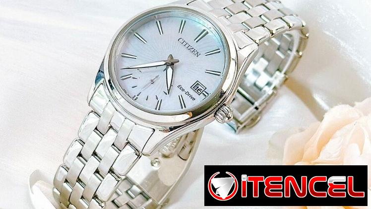CITIZEN ECODRIVE CORSO (EV1030-57D) DE MUJER CON ESFERA DE NACAR , 36MM EN ACERO INOXIDABLE , NUEVO A ESTRENAR  58049738