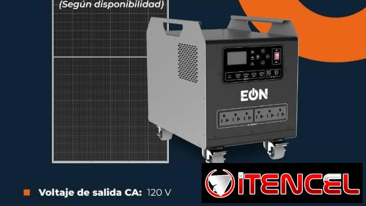Estación de carga 2KW con panel solar EÓN
