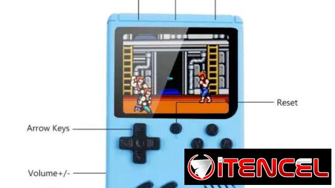 Consola de video juegos retro con un diseño moderno//Perfecto regalo para Navidad//Consola moderna 500 en 1//NUEVA