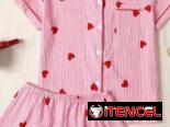 Pijamas de 2 piezas largos y cortos