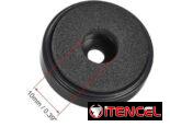 Set de 4 patas plásticas negras para altavoces
