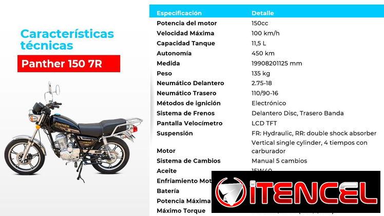 Motos de Combustión Panther