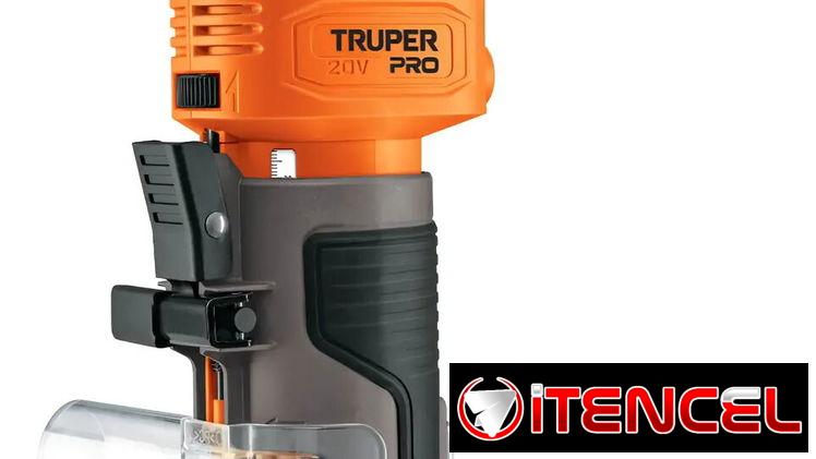 Rebajadora Compacta Inalambrica 1/4 Truper Pro
