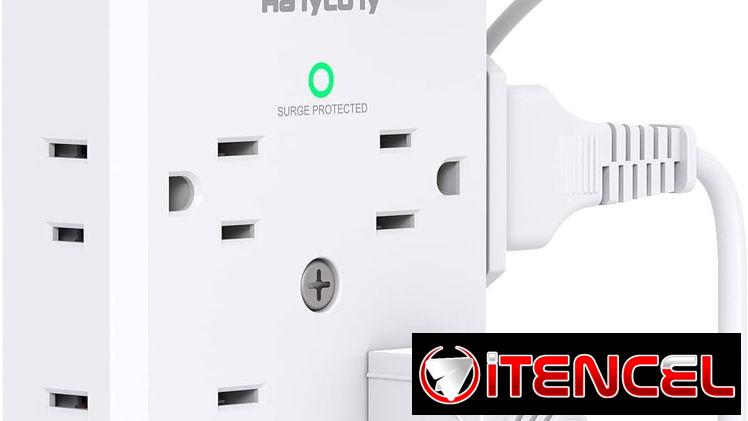 🔥 𝐏𝐫𝐨𝐭𝐞𝐜𝐭𝐨𝐫 𝐝𝐞 𝐕𝐨𝐥𝐭𝐚𝐠𝐞 ,8 Tomas d corriente+ 2 Puertos C+1 USB, 𝐏𝐫𝐞𝐜𝐢𝐨 𝟐𝟎 𝐔𝐒𝐃  (🅟🅟⓿⓿➊)
