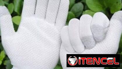 Guantes blancos tactiles y de frio Y negros para Moto y bicicleta