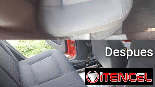 Limpieza de asientos de autos.