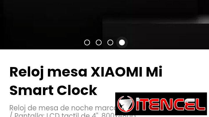Reloj mesa XIAOMI Mi Smart Clock. Reloj de mesa de noche marca XIAOMI