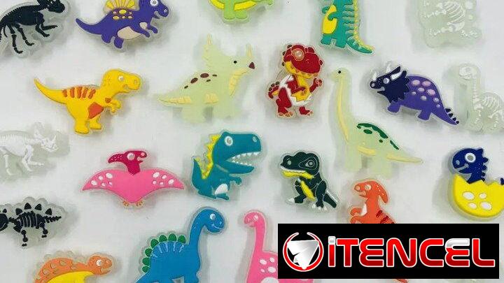 Pines de dinosaurios luminosos | videojuegoshabana.com