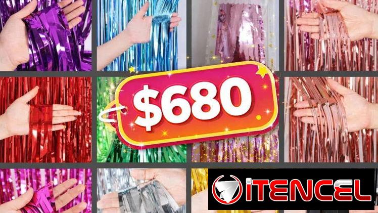 Mantel y cortinas decorativas para celebraciones