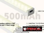 – Set de 3 Luces LED  con sensor de movimiento USB Recargables