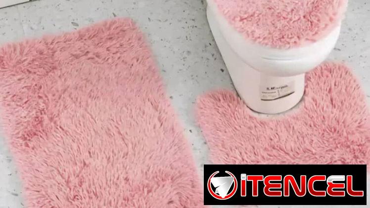 Set de baño de tres piezas.