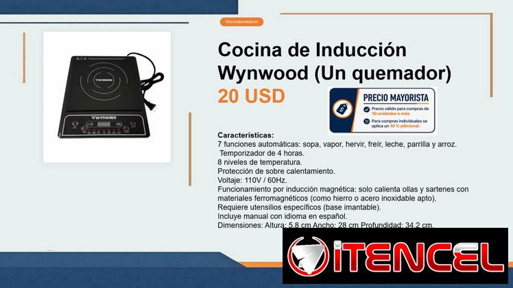 Cocina de Inducción Wynwood (Un quemador)