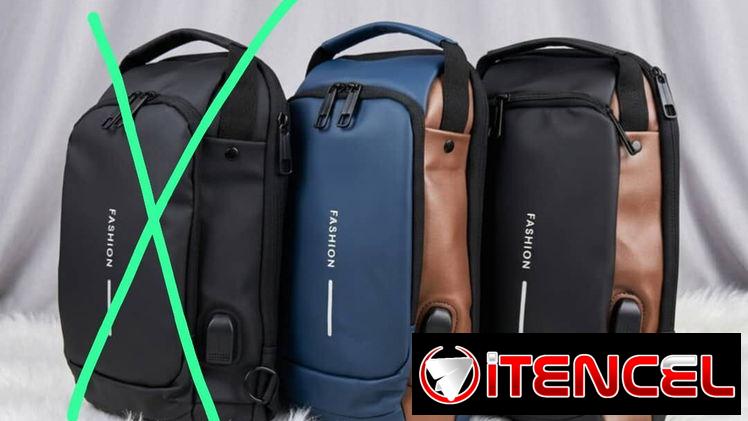 Bolsos de hombre tipo pechera, candado con combinacion