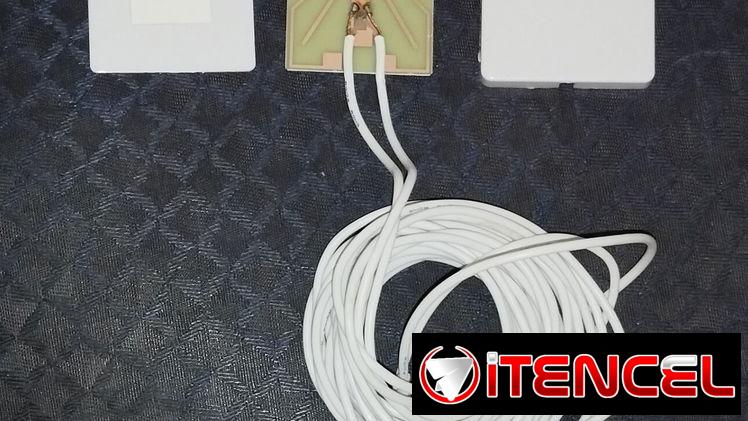 Antena 4G LTE para exteriores 3 metros de cable 2 conectores SMA macho