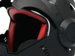 Casco modular para moto tipo robot