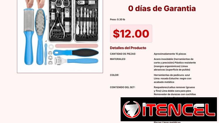 Set de Manicura y Pedicura Profesional: Todo lo que necesitas por $12 VPT#-0282