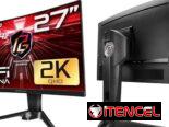 ASRock Monitor curvo para juegos Phantom de 27 pulgadas QHD 2560 x 1440 (2K) 165 Hz Antena Wifi 52815418