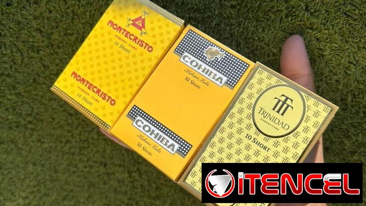 Tabaquitos cohibas , Montecristo, trinidad cajitas de 10