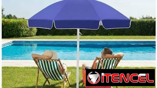 Sombrilla grande (para playa, jardin, piscina)