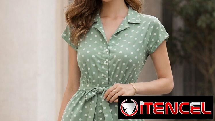 Vestido corto verde