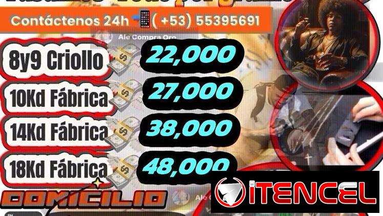 Servicio de compra oro y plata  pagos en USD o al cambio