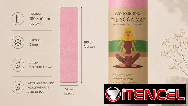 🧘‍♀️ Estera de Yoga Antideslizante   💲 PRECIO: 16 USD