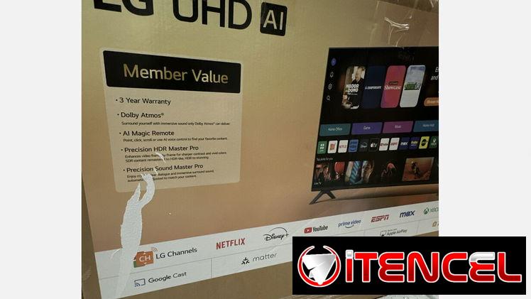 SMART TV LG 55 pulgadas UHD 4K modelo UA77 AI 2025 A7 precio $580 USD Mensajería Incluida Factura Garantía