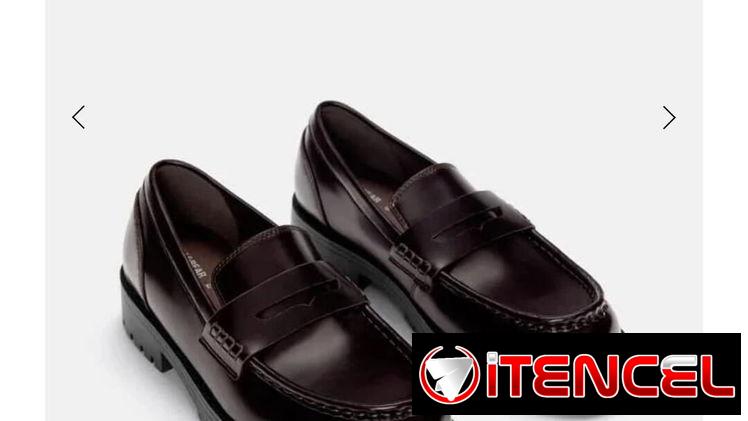 Sandalias de tacón detalles en la foto
