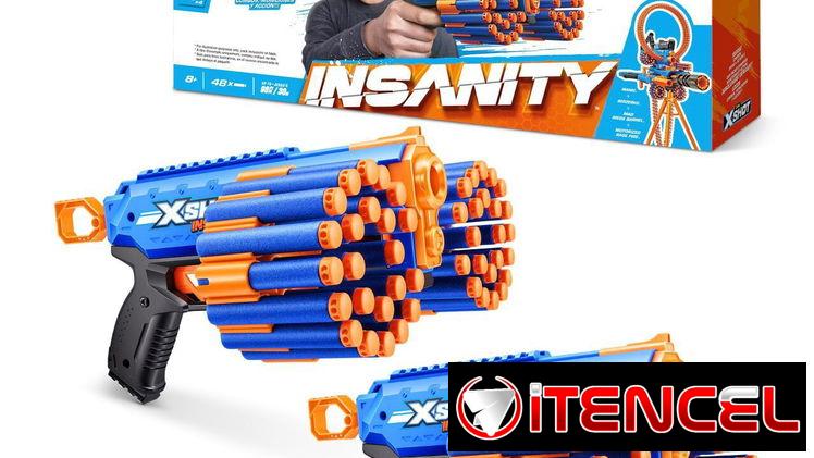 – Juguete Pistola ZURU X-Shot Insanity – Pack Doble Manic Blasters