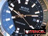 🇨🇭  ¡ estreno ! 🇨🇭 mido ocean star gmt automático swiss made plateado con detalles dorado
