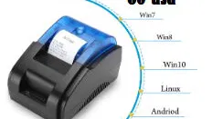 Impresora de ticket-control de acceso y de assistencia