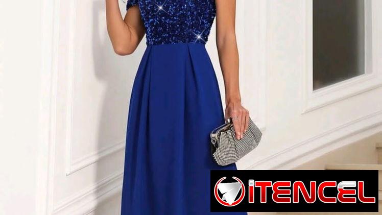 Vestido azul talla M