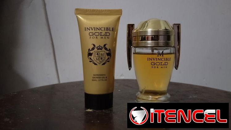 Perfume y Gel de Baño para Hombre, marca: Montage Brands, modelo: Invincible Gold