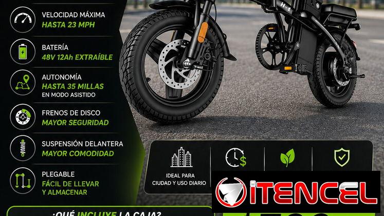 Bicicleta eléctrica plegable