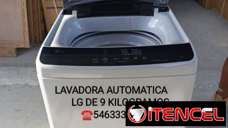 LAVADORA AUTOMATICA LG 9 KG
