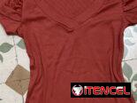 blusa elegante de mujer, blusa color marrón, blusa color naranja, blusas casuales de mujer, blusas de verano con mangas
