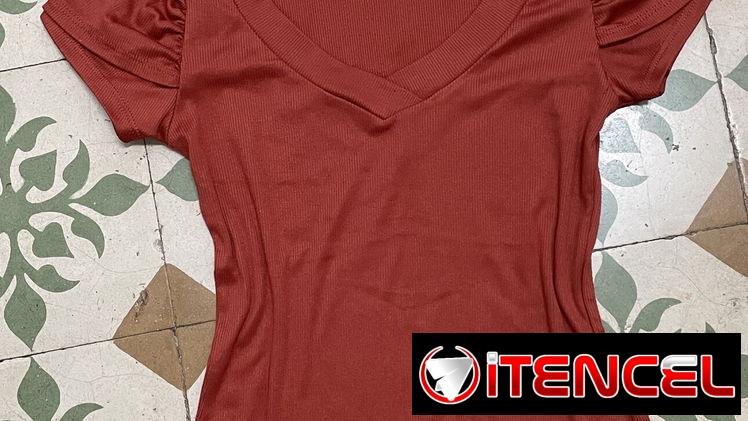 blusa elegante de mujer, blusa color marrón, blusa color naranja, blusas casuales de mujer, blusas de verano con mangas