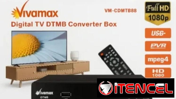 Decodificador VIVAMAX VM-CDMTB88 – Full HD con salida HDMI y AV