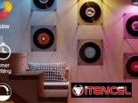 📞53884600.🎇 Set de 2 Lámparas LED de Pared Recargables RGBW🎇 Mensajería disponible.🚴
