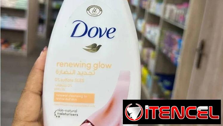 Gel de baño Dove y crema corporal