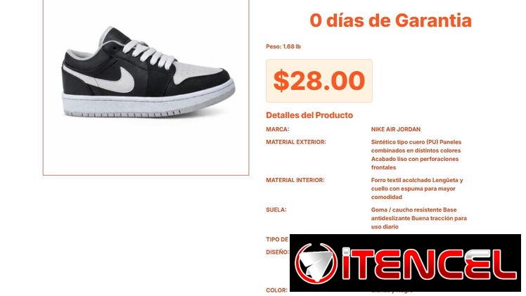 Zapatos Nike Air Jordan Gris/Blanco para Estilo Diario por Solo $28 VPT#-0326