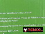 Ventilador pedestal+pared, Premier, 30″, 160W -mensajería gratis y garantía