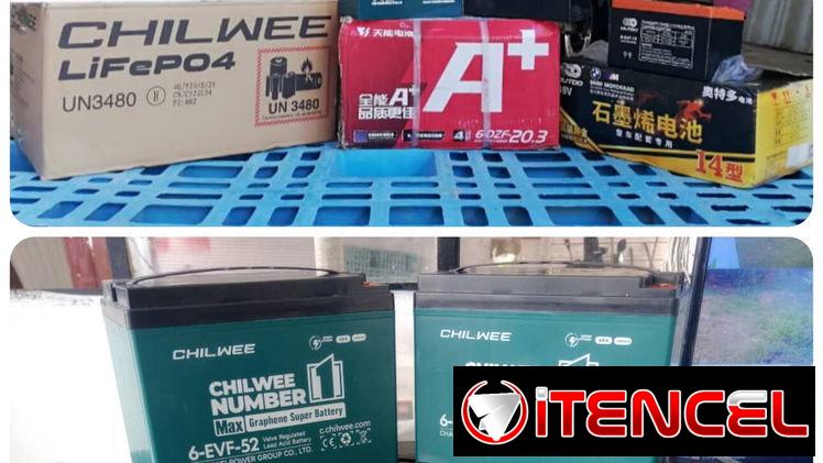Baterías de Gel para motos y triciclo cargadores para gel y litio todos los modelos