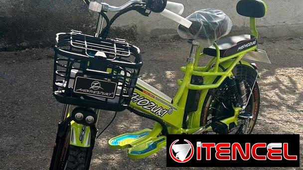 BICICLETA ELÉCTRICA MISHOZUKI    ⚙️CARACTERÍSTICAS:   • 1000 WATS  • ⁠48 VOLT • ⁠22 AMP • ⁠Autonomía de 70 KM  • ⁠
