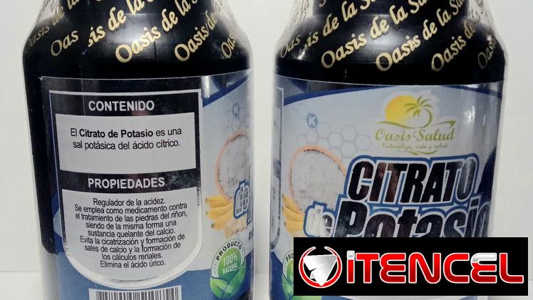 Citrato de Potasio con Vitaminas y Minerales – regulador de la acidez