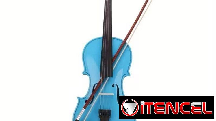 📞53884600.🎇 Violín Acústico 4/4 – Acabado Premium Celeste Azul🎇 Mensajería disponible.🚴