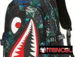 Mochila Resistente Estilo Tiburón