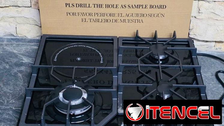 Vendo Cocina gas+infrarrojo empotrable, Milexus, 4 hornillas -mensajería gratis