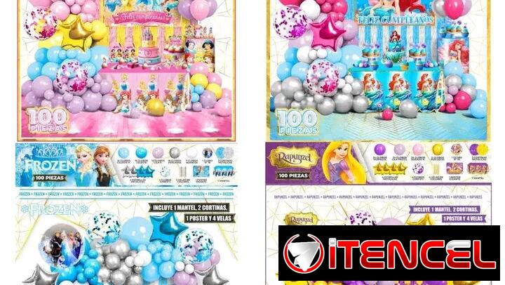 Set 100 piezas temáticos